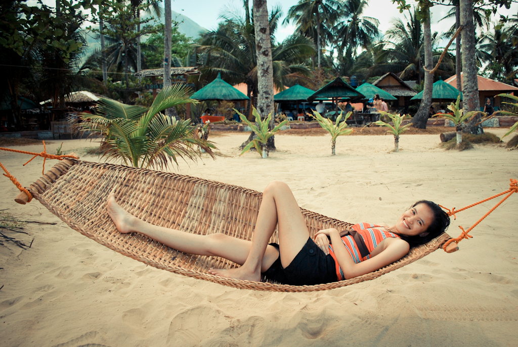 Relaxing in Sabang Beach - Puerto Princesa, Palawan Philippines