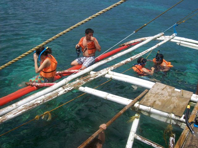 Snorkeling with the other tourists