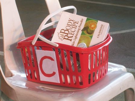 HBC Products in a basket HBC Products in a basket