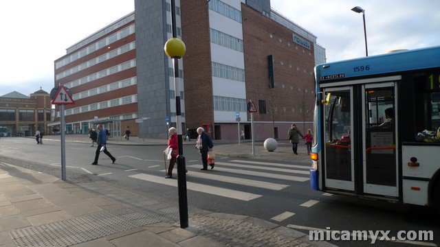 Seniors on Pedestrian Lane
