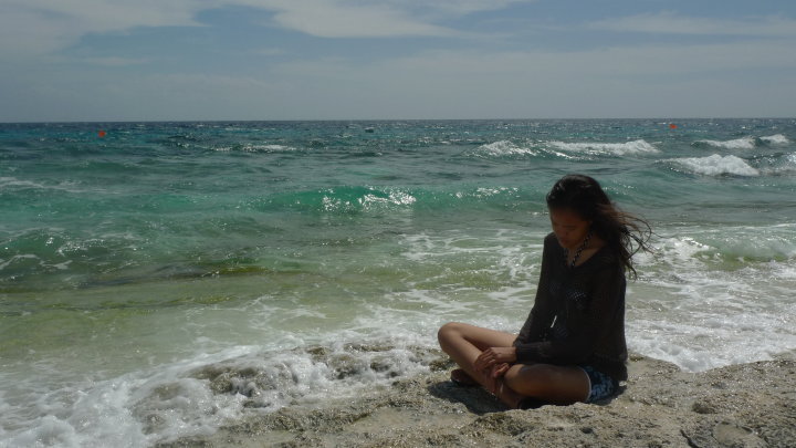 I'll stay here and be as mad as the waves without your permission