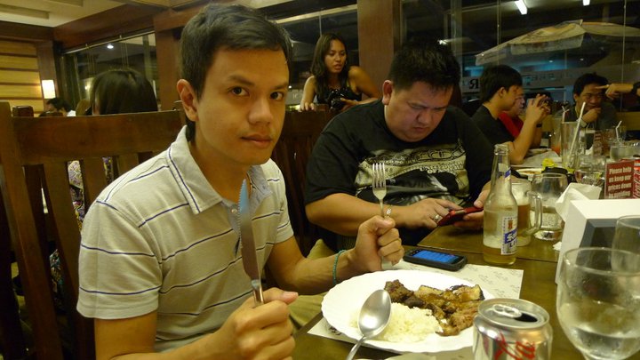 Latecomer's late dinner =P