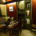 Don't you just love the ambiance? (Jose Rafael Coffee - October 2010)