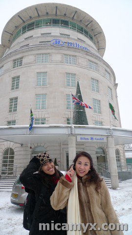 White Christmas at Cardiff, Wales