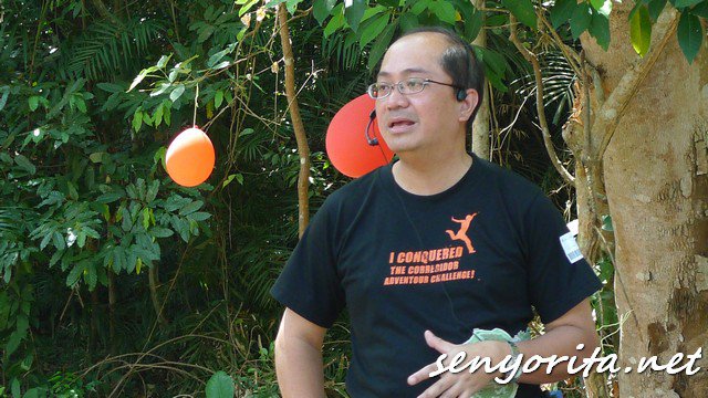 Sir Ben giving a brief background about the Corregidor Adventure Challenge