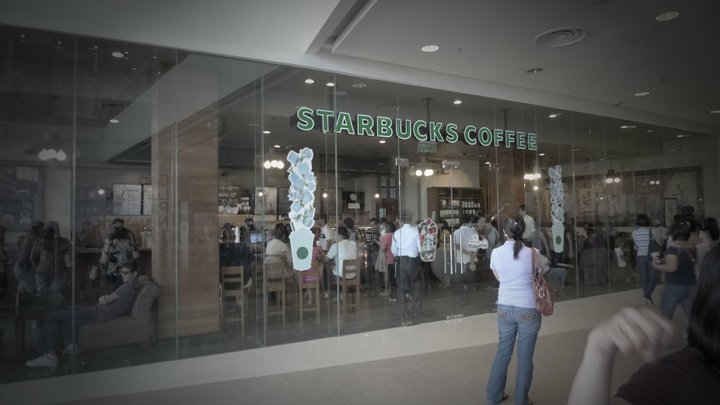 Starbucks in Abreeza Mall, Davao City as of May 16, 2011