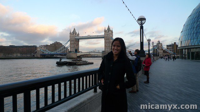 Tower Bridge behind me