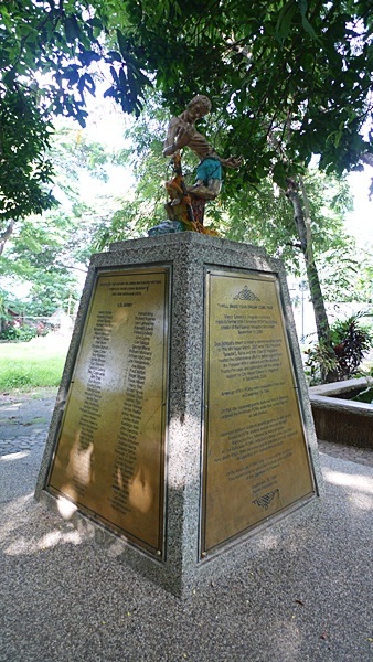 A reminder of the tragic Palawan Massacre