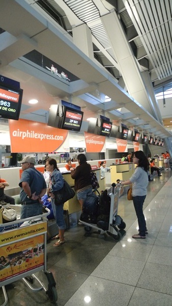 AirPhil Express Check-in Counter in NAIA T3