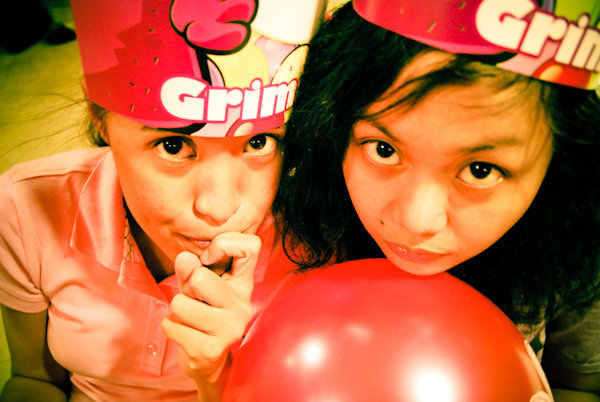 Me and Ada at my surprise McDo Kiddie party on my 23rd birthday