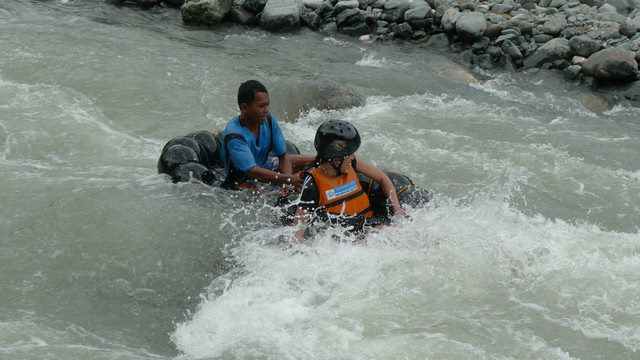 My first Water Tubing experience at Pangui River