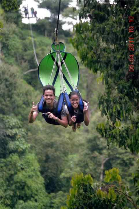 Tandem Zipline Ride :D