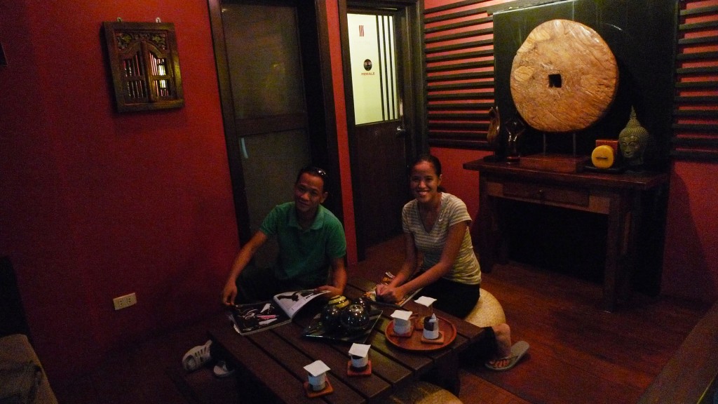 With Simon of What's Up Dagupan in Stillwater Spa