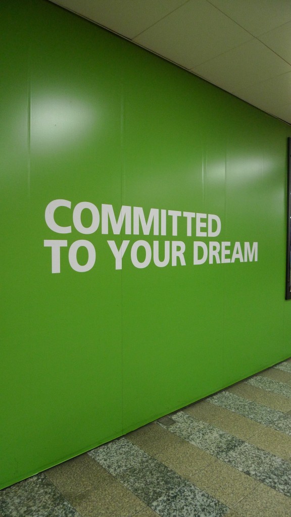 Quote from an advert I saw while on our way to Suria KLCC Mall