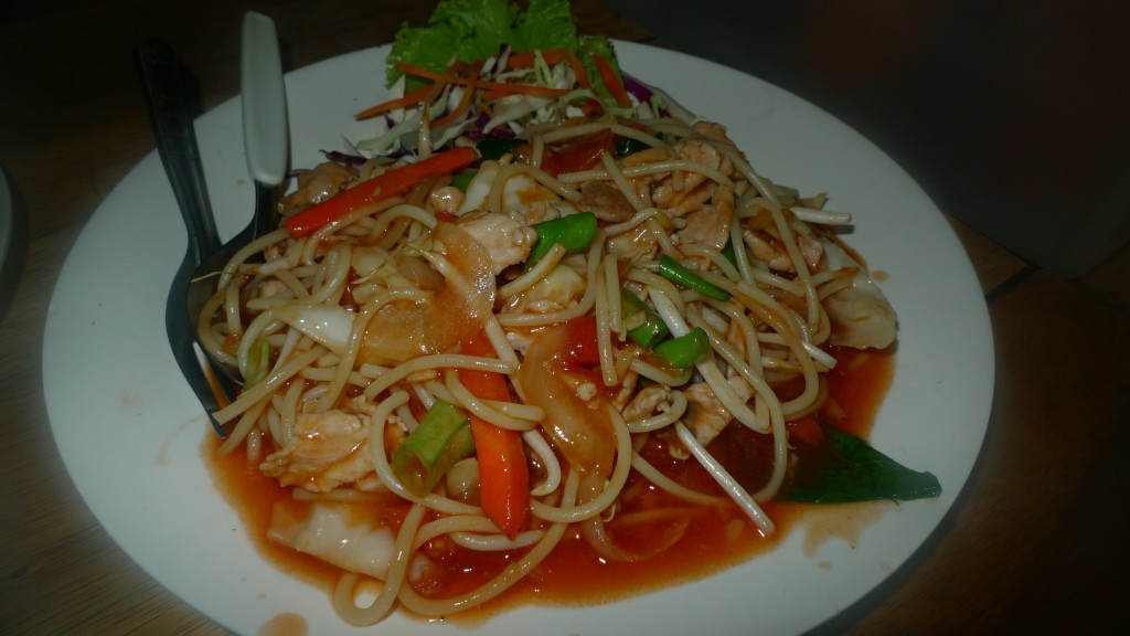 Spaghetti with veggies - Soi Rambuttri Style