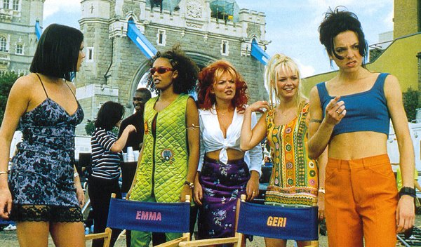 Spice Girls at the Tower Bridge (from Spice World The Movie)