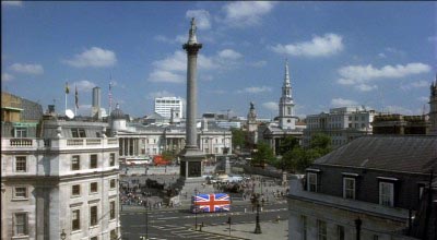 The Spice Bus in Trafalgar Square