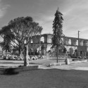 The Unfinished Cuartel of Oslob, Cebu - Black and White