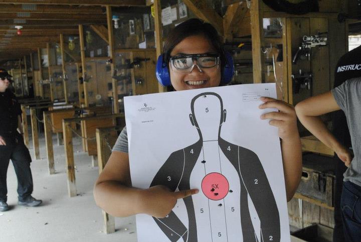 Not bad for a first round! (Sunset Hill Shooting Range - Henryville, Pennsylvania)