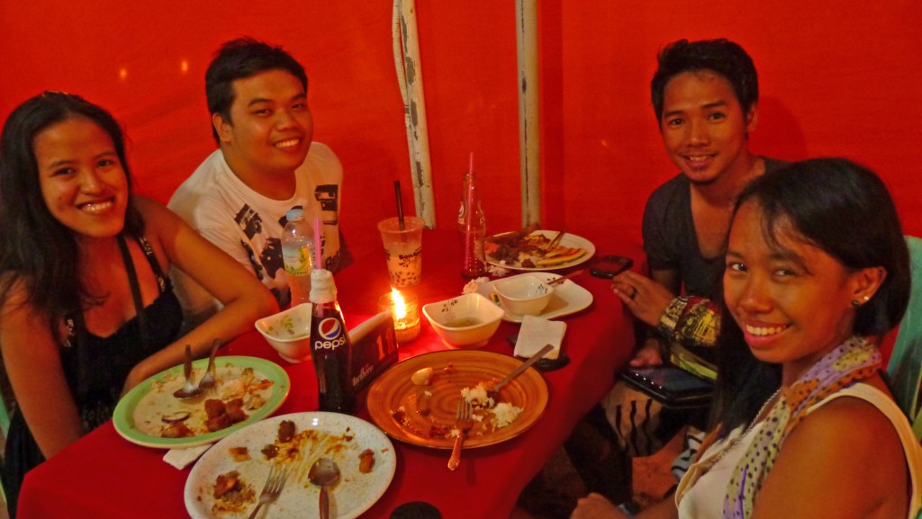 With Jerome, Darwin and Brenna. *Burps*