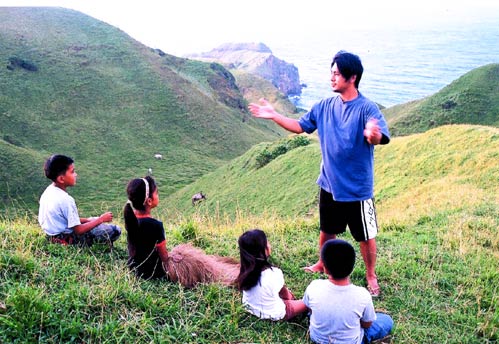 Taiwanese star Ken Zhu in the movie 'Batanes'