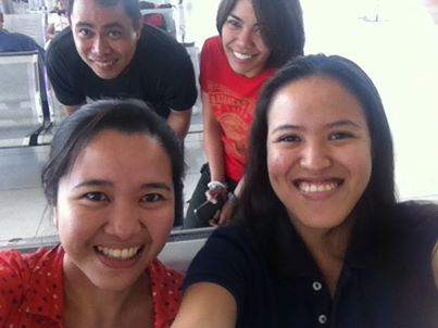While waiting for boarding selfie at NAIA 2 (Photo grabbed from Backpacking Pilipinas)