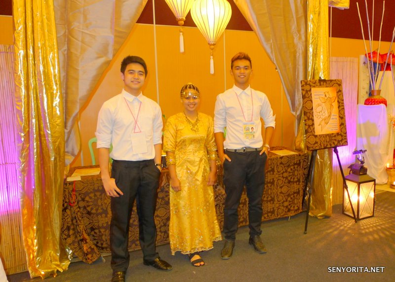 UPANG-PHINMA students on their Vietnamese-inspired booth