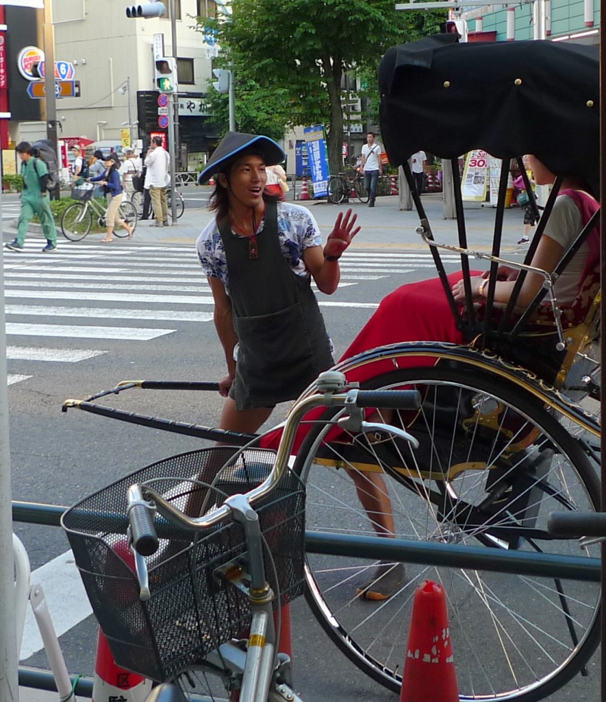 A Jolly Japanese Rickshaw Driver