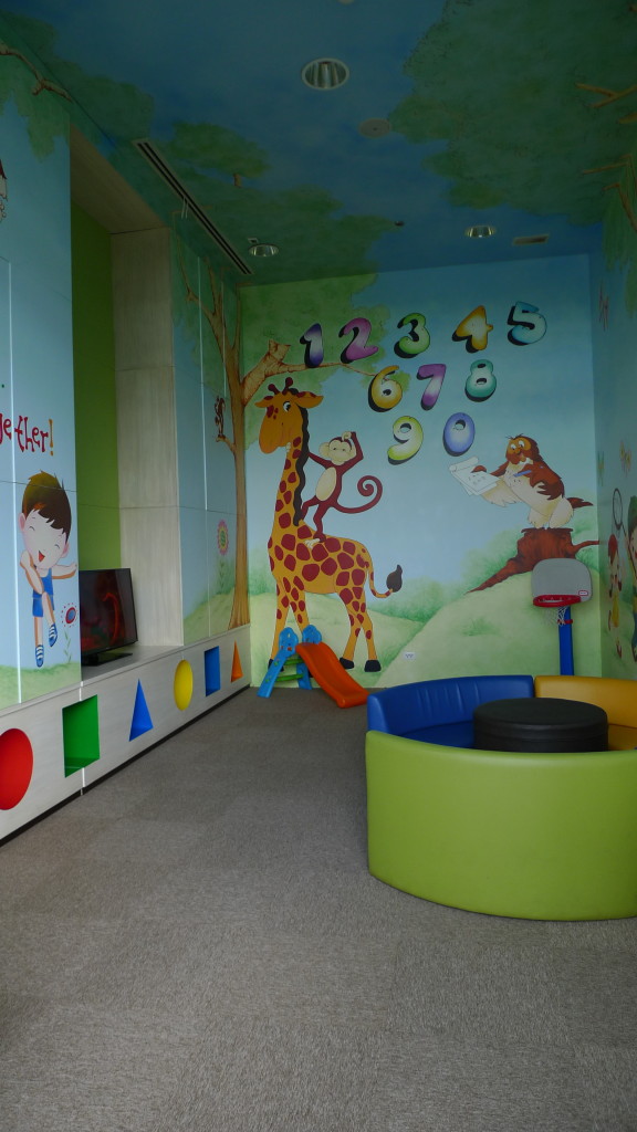 Kids getting impatient? Place them in the PLAYROOM!