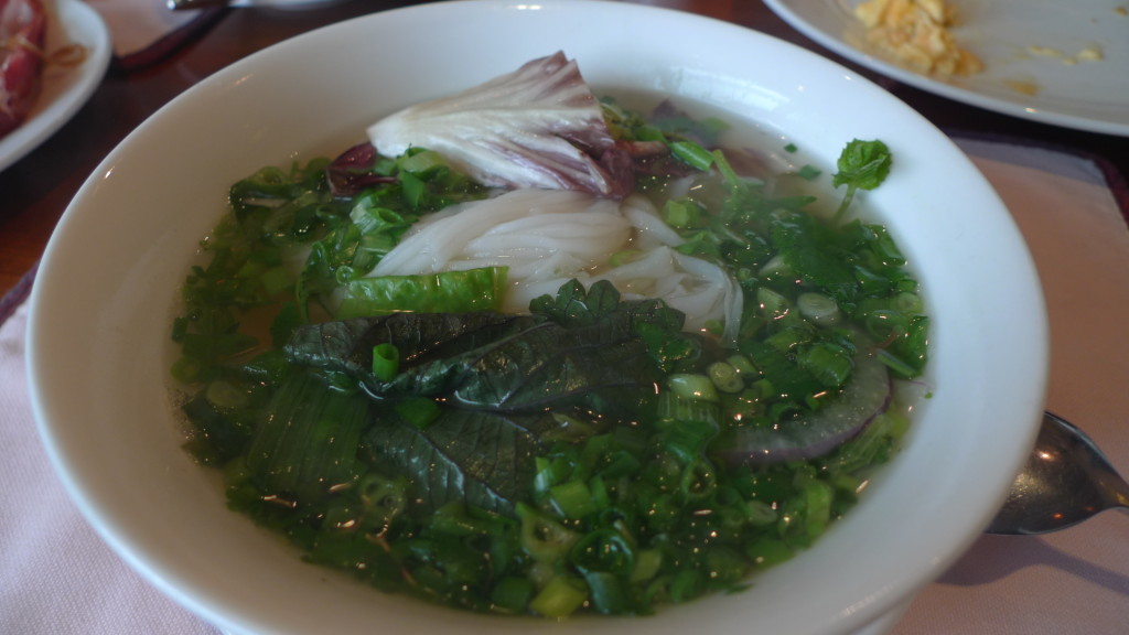 Do not underestimate the power of Crowne Plaza's Pho Bo to make you feel good!
