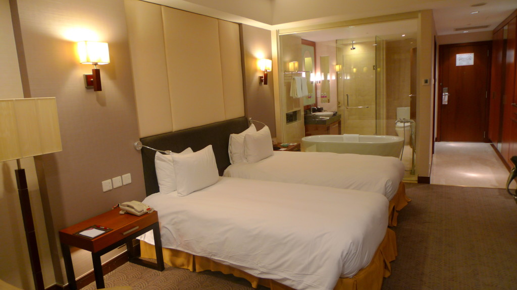 Our room at Crowne Plaza West Hanoi