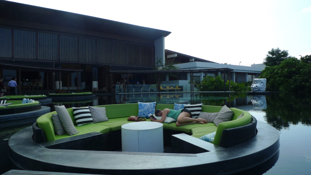 My outdoor bedroom at W Retreat Koh Samui - Just kidding :P