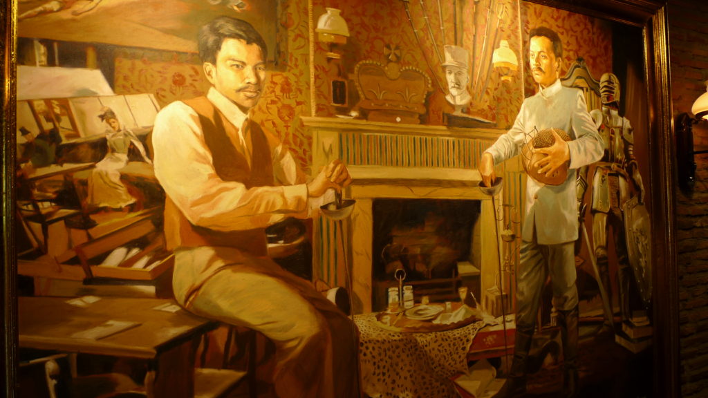 Painting of Juan and Antonio Luna