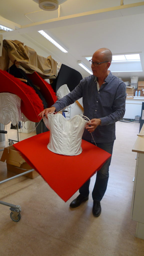 A ballet tutu used in a recent performance